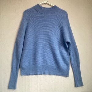 Rachael Zoe 100% Cashmere Ribbed Knit Sweater Dolman Sleeve Sz XL